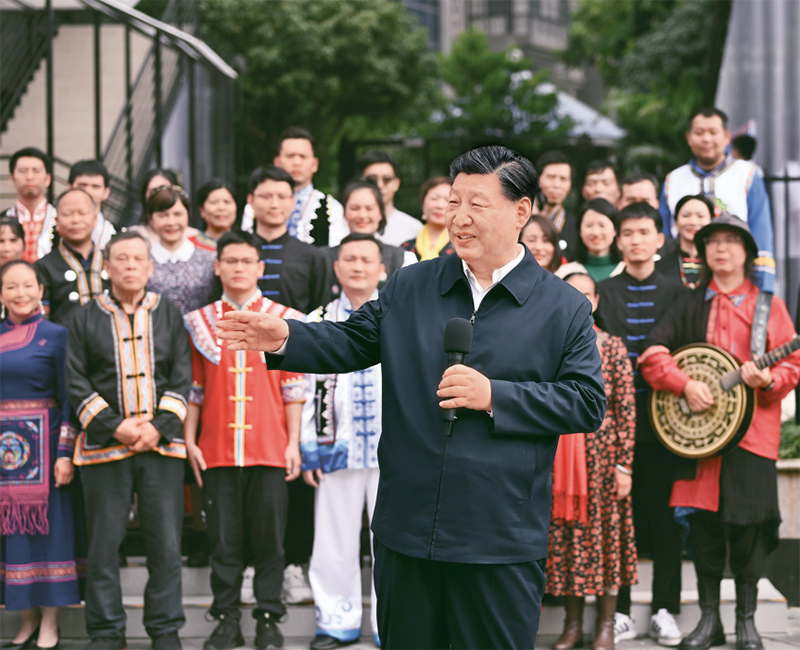习近平：铸牢中华民族共同体意识 推进新时代党的民族工作高质量发展